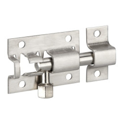 Targette Pêne rond – inox - 40mm