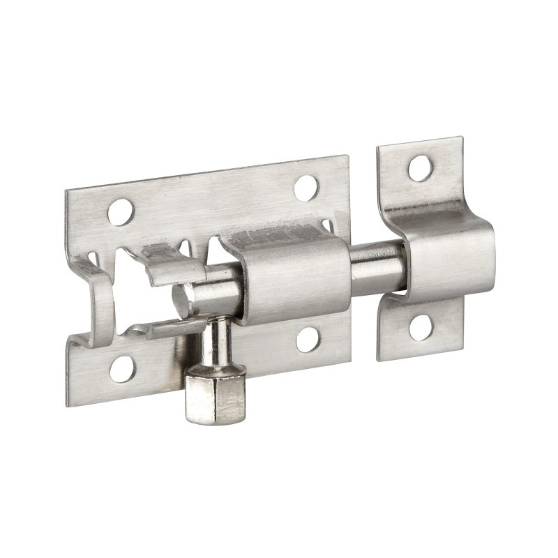 Targette Pêne rond – inox - 40mm