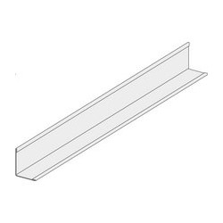 Cornière de rive blanche épaisseur 0.45 mm longueur 3000mm BPT 1932 HA