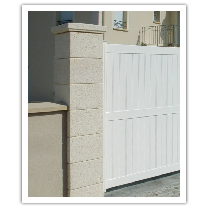 Pilier chaumond 35 x 35 ton pierre