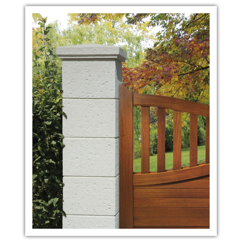 Pilier chaumond 35 x 35 ton pierre