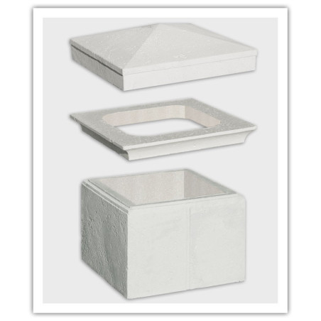 Pilier Amboise 35 x 35 ton Pierre