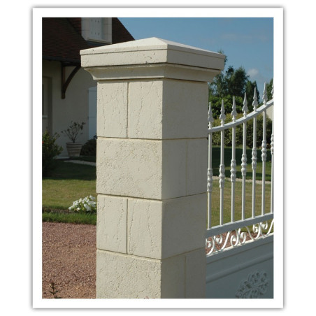 Pilier Amboise 35 x 35 ton Pierre