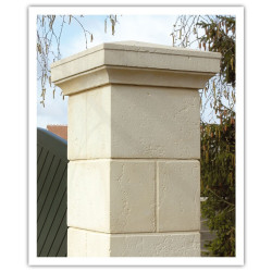 Pilier Amboise 35 x 35 ton Pierre