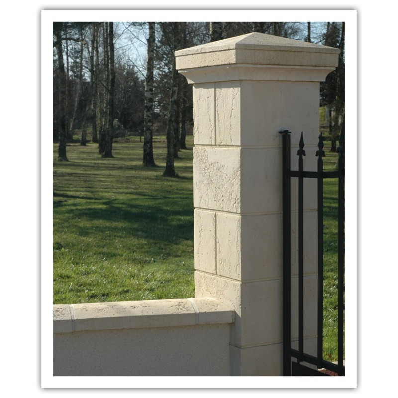 Pilier Amboise 35 x 35 ton Pierre