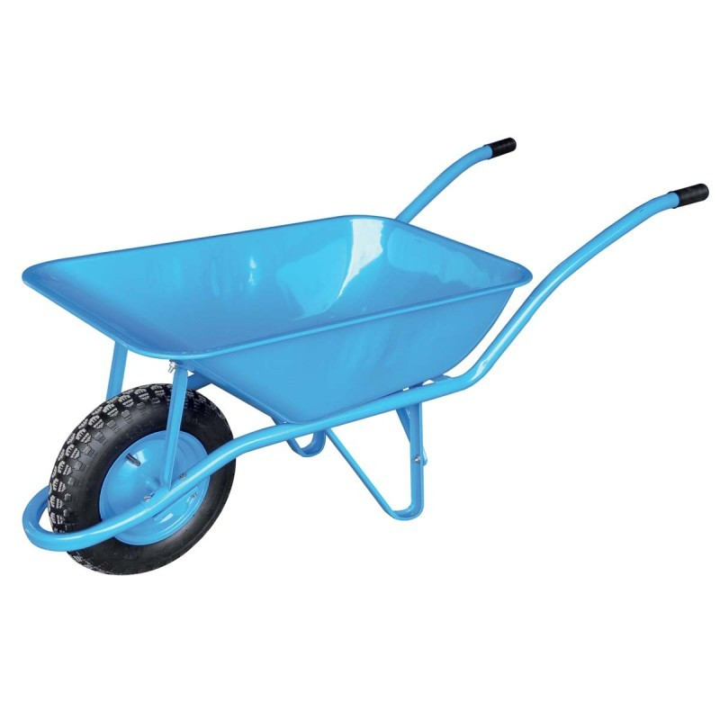 BROUETTE 85 L BLEUE - ROUE GONFLABLE