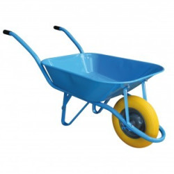 BROUETTE 85 L BLEUE - ROUE INCREVABLE