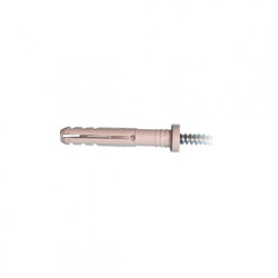 Cheville 6x40mm clou-vis a frapper