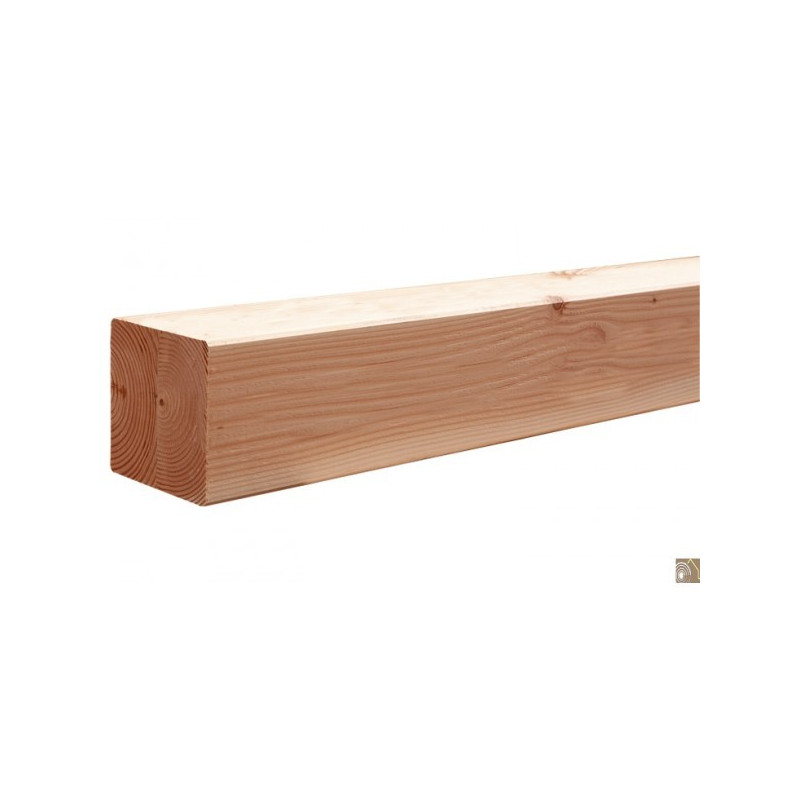 Piece contre collée duo Sapin Epicéa 140x140 mm - 3 ml