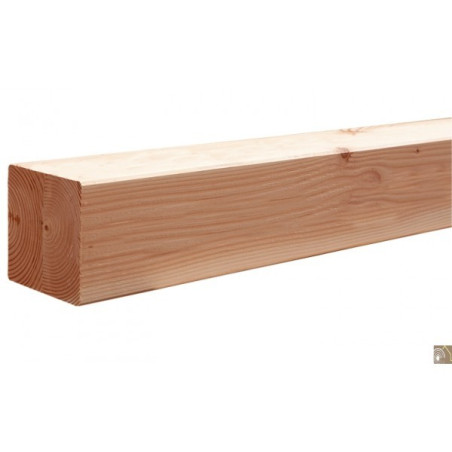 Poteau contre collée duo Sapin Epicéa 190x190 mm - 3 ml