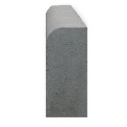 Bordure SQUARE P1 - H20xl8xL100 cm - Gris