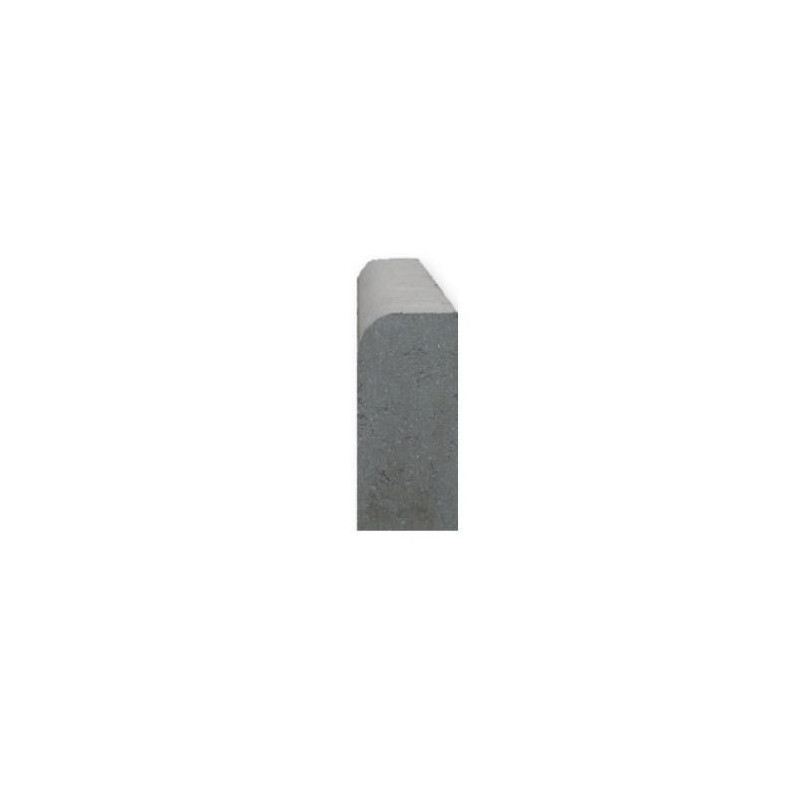Bordure SQUARE P1 - H20xl8xL100 cm - Gris