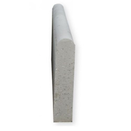 Bordure SQUARE P2 - H28xl6xL100 cm - Grise