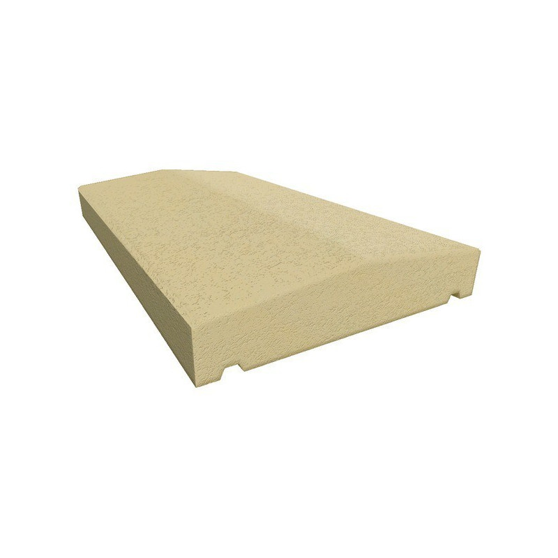 Chaperons de mur double pentes Sable - L.50 x l.28 x Ép.6 cm