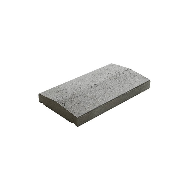 Chaperons de mur double pentes Gris - L.50 x l.28 x Ép.6 cm