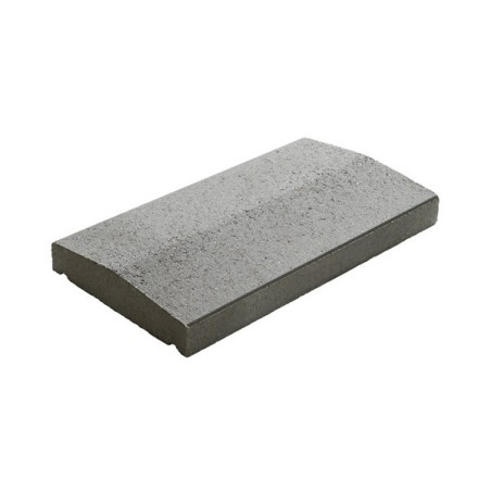Chaperons de mur double pentes Gris - L.50 x l.28 x Ép.6 cm