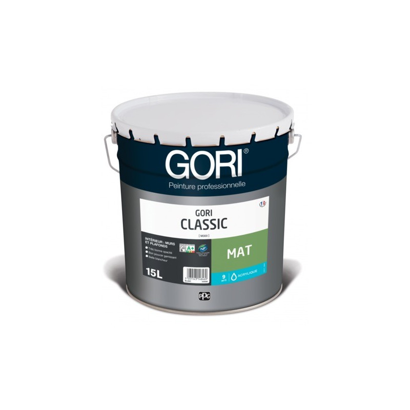 Peinture GORICLASSIC MAT - Blanc ou Teinté - 15L