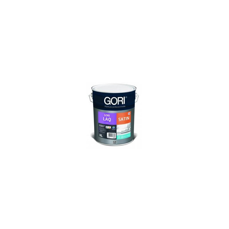 Peinture GORILAQ SATIN - Blanc ou Teinté - 3L
