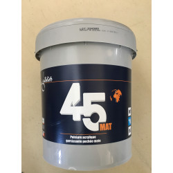 Peinture L'atelier 45 MAT Acrylique -  Blanc ou Teinté Pastel - 15L