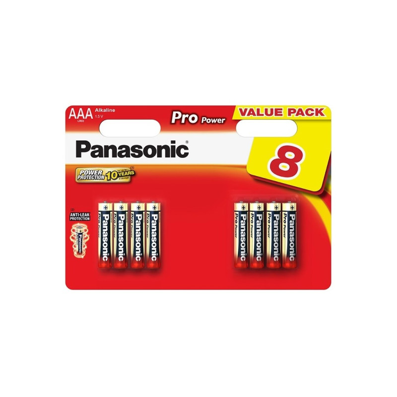 Piles Panasonic Pro Power LR03 10 PILES