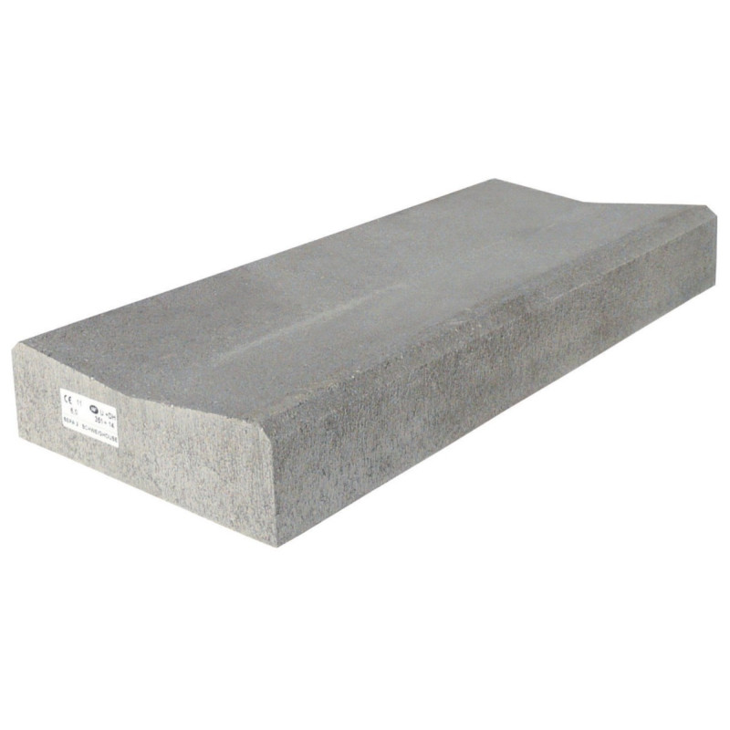 Caniveau CC1 Classe U - H12xl40xL100 cm - Gris