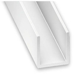 Cornière de rive u 20 blanc - bte 10 un
