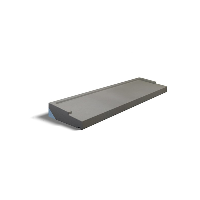 Appui de fenêtre isolée - gris