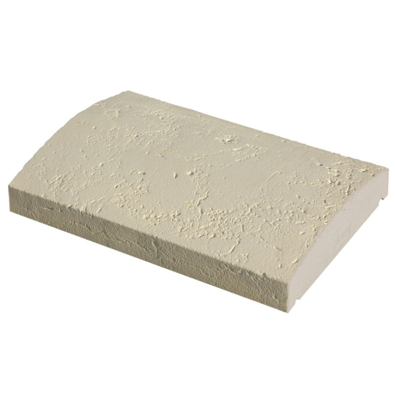 Chaperon de mur tradition plat 49 x 28 - crème
