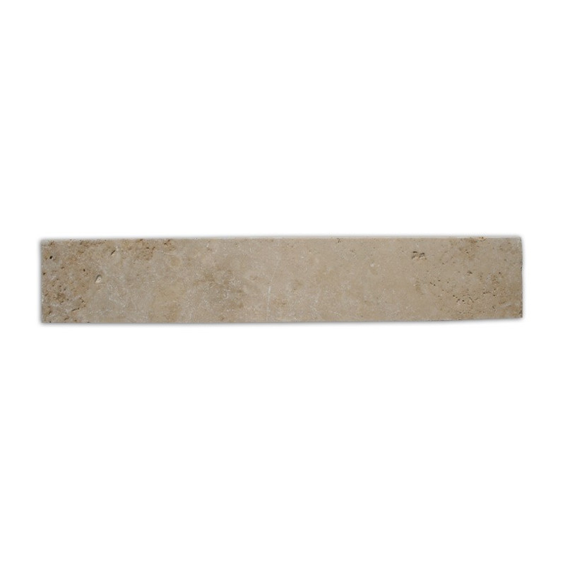 Plinthes travertin beige vieilli 40.6x7.5x1.2 - 1er choix