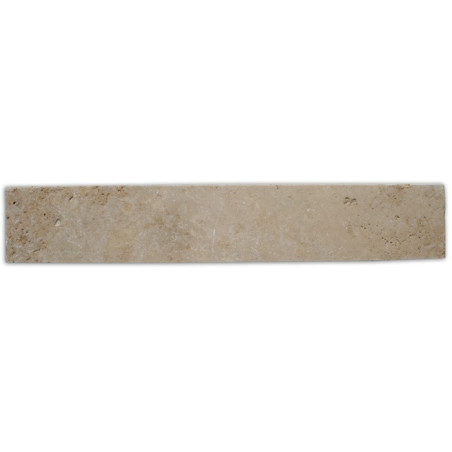 Plinthes travertin beige vieilli 40.6x7.5x1.2 - 1er choix