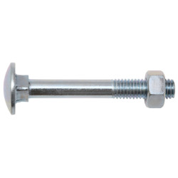 BOULON BOIS TRCC ZI 8 X 80 - DIN 603 - 50 Pcs