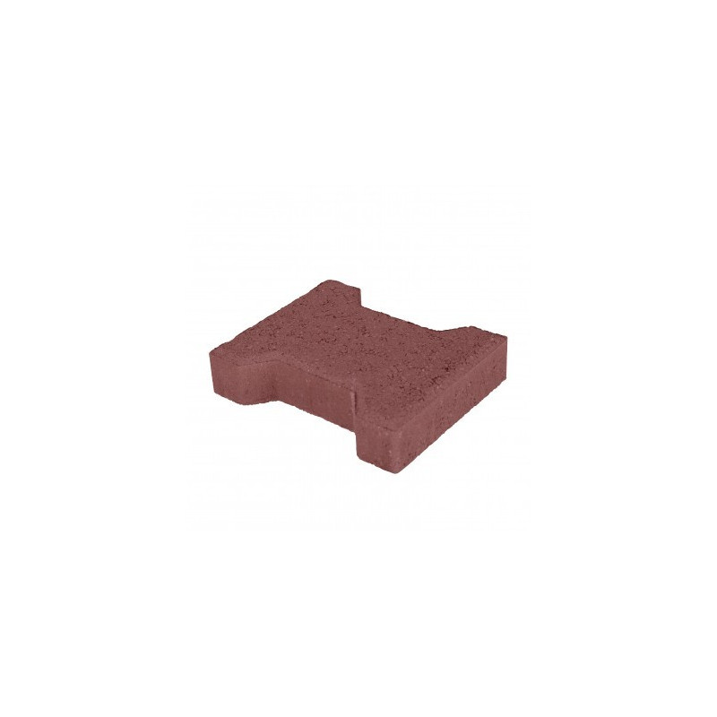 PAVÉS AMÉNAGEMENT EXTÉRIEUR - ROUGE - Ép. 6 cm - 16.5 x19.8 cm