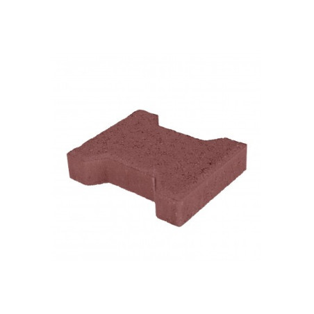 PAVÉS AMÉNAGEMENT EXTÉRIEUR - ROUGE - Ép. 6 cm - 16.5 x19.8 cm
