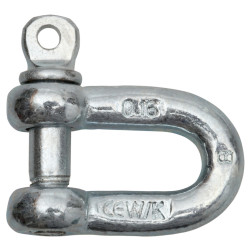 MANILLE DROITE ACIER ZI - 0,16 To 6 MM - COMME DIN 82101A