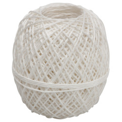 CORDELETTE PLASTIQUE BLANC DIAM.1,3 X 100 M