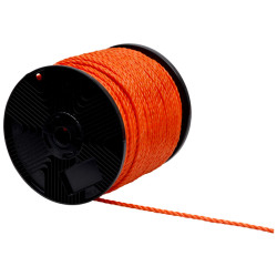 DRISSE POLYPROPYLENE 12 MM ORANGE 1800 KG