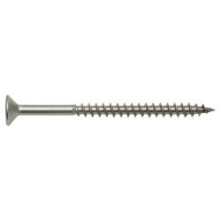 VIS BOIS ET PANNE. TF TX INOX A2 FP 6,0 X 100 - TX25 - 100 Pcs