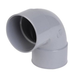 COUDE MXF 87 DEGRE  30 POUCES  DIAM.80 3.2MM GRIS