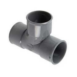 TE PIED DE BICHE FXF A 87 DEGRE 30 DIAM. 40 MM