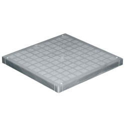 Couvercle polypropylène gris (TAILLE : : 200 X 200)