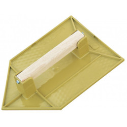 TALOCHE ABS 27x18CM POINTUE JAUNE