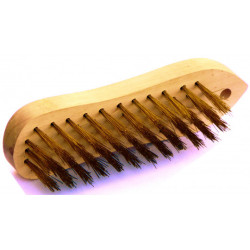 BROSSE METALLIQUE VIOLON 5 RANGS ACIER LAITONNE