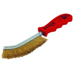 BROSSE METALLIQUE CONVEXE ACIER LAITONNE