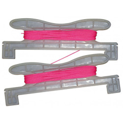 KORDO LARGEUR 200MM AVEC DRISSE FLUO ROSE 1,5MMX20M