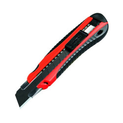 CUTTER PRO BI-MAT AVEC MOLETTE LAME 25 MM SK2 (BLISTER)