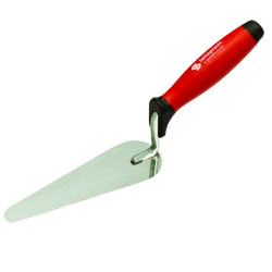TRUELLE LANGUE DE CHAT INOX 16CM MANCHE BI-MATIERE
