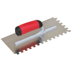 PLATOIR A COLLE INOX 28X12 MONTURE ALU DENTS 10X10MM