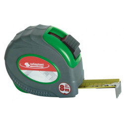 OCTUPLE METRE BOITIER VERT BI-MATIERE 25MM (BLISTER)