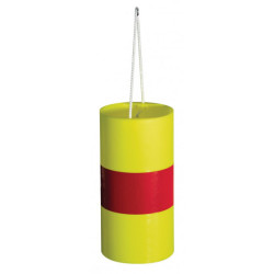 FARDIER CYLINDRIQUE TALIAFLUO JAUNE BANDE RETRO ROUGE