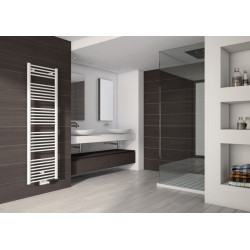 Radiateur sèche-serviettes eau chaude Primeo 2 connexion centrale entraxe 50 mm